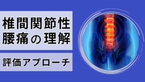 椎間関節性腰痛の理解と評価アプローチ